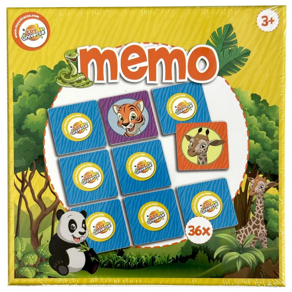 Safari Memory-Spiel 36 Stücke Spieleklassiker